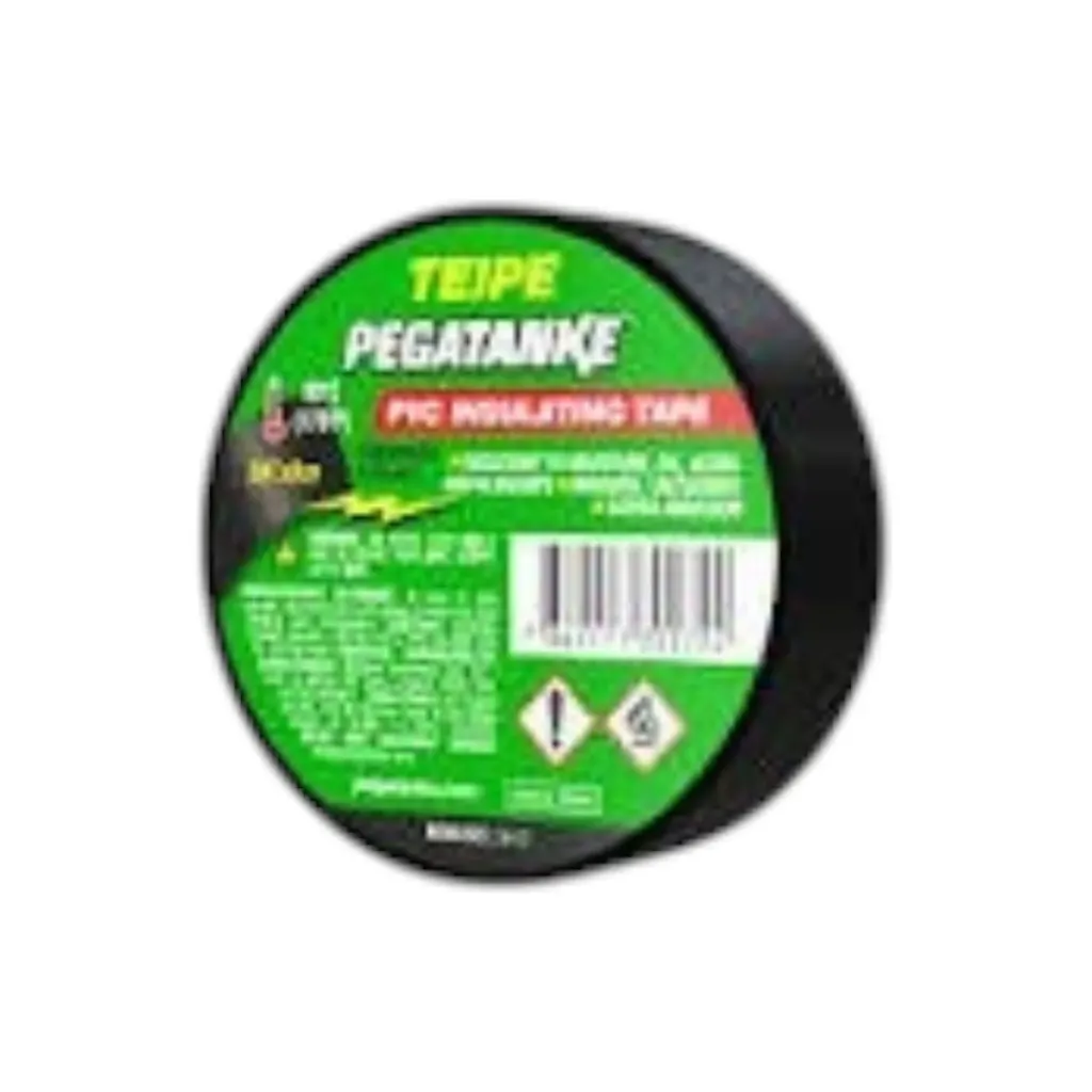 19mm x 18m - Cinta Aislante Electrica De Pvc Negra