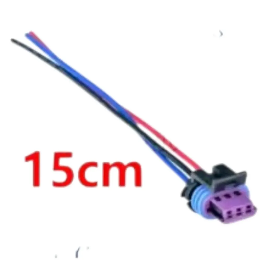 [15491547] 15491547 - Arnes Conector de 3 pines, señal de giro, lámpara de xenón, enchufe de arnés estabilizador 15491547 para Buick Chevrolet