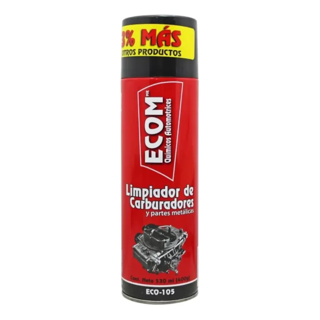 Limpiador de carburadores y partes metalicas ECOM 530ml