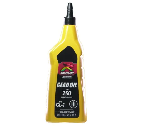 Aceite de Transmisión Estándar Monogrado SAE 250 GEAR OIL API GL-1 950mL ROSHFRANS