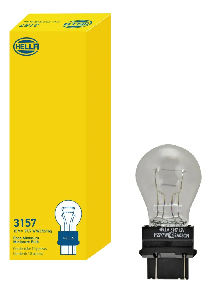 [7501748615813] 3157 - Foco HELLA 358261661 12V=27/7