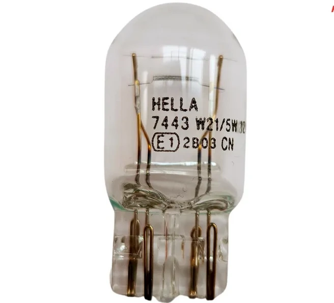 [7443-h] Foco pellisco Grande 7443 HELLA 358266381 12V=21/5 W W3X16q 7501748672007
