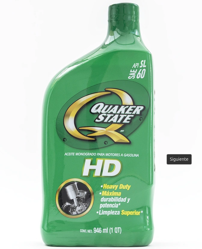Aceite Monogrado Mineral SAE 60 SUPER HD API SL - Quaker State