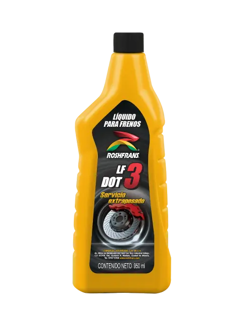 Liquido para Frenos Hidráulicos LF3 (DOT 3) 950ml
